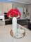 Ariane Real Touch Hydrangea Red Burgundy Artificial Flower Stems Set of 3